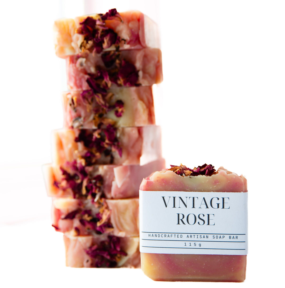 Artisanal Soap Bar: Vintage Rose