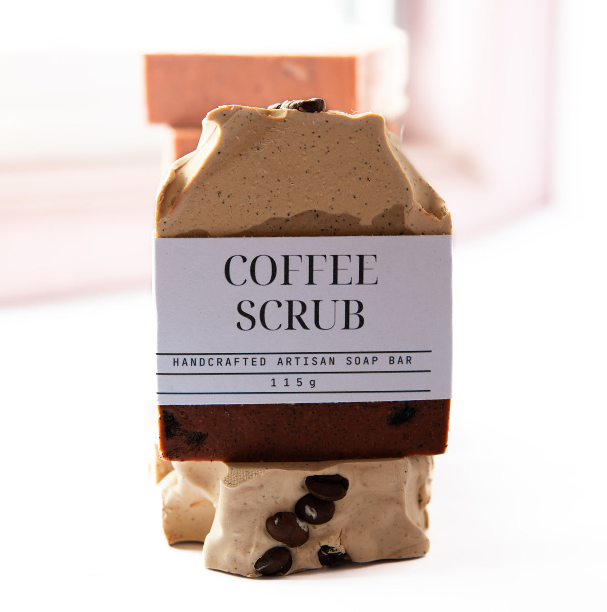 Artisanal Exfoliating Soap Bar: Fresh Coffee
