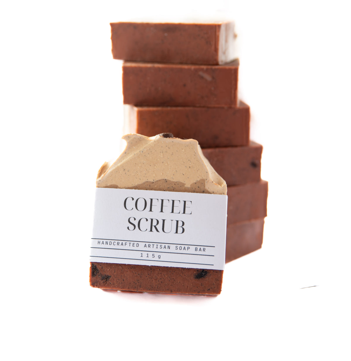 Artisanal Exfoliating Soap Bar: Fresh Coffee